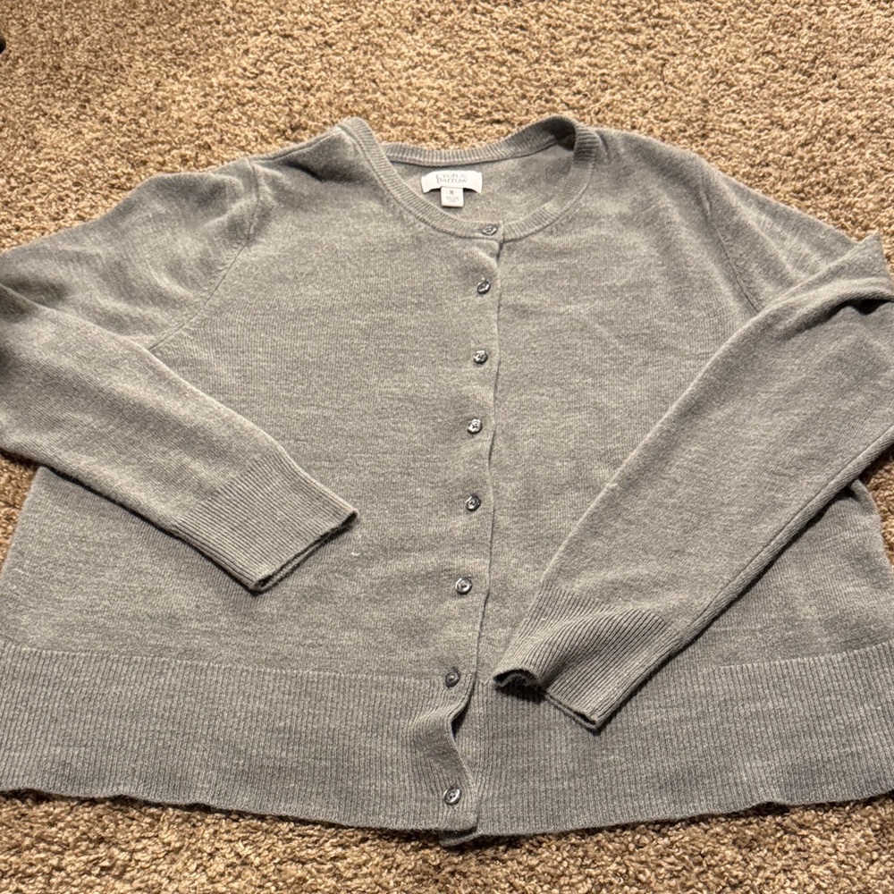 Croft & Barrow Heather Gray Cardigan